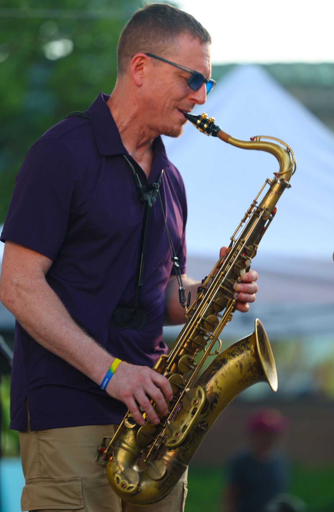 Concert at "Chicken Bone Beach" at Kennedy Plaza